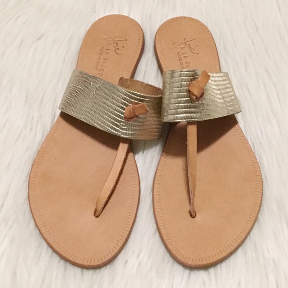 Joie Shoes - Joie A La Plage Nice Thong Sandals Platinum
